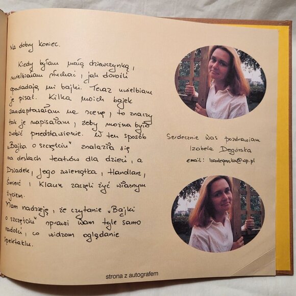 Bajka o szczęściu Izabela Degorska - Polish HC - A Fairy Tale Of Happiness - Picture 9 of 9
